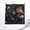 Fable Floral Black Flowers Garden Spring Rose Dark Fern Wildflowers Custom Printed Fabric by Spoonflower Various Fabrics by the Yard or Fat Quarter